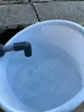 綺麗な水が出てきます